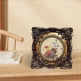 thumbnail image 3 of Style Photo Picture Display Vintage Style Cards Holder Desktop with Glass Front for Living Room, Home, Family Party ,Vocation Time , 11x11CM Square, 3 of 8