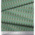 thumbnail image 2 of Soimoi Velvet Fabric Geometric Ethnic Decor Fabric Printed Yard 58 Inch Wide, 2 of 3