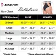 thumbnail image 5 of ORUYROP Women's Square Neck Long Sleeve T-shirt Basic Bodysuit Jumpsuits, 5 of 5