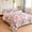 Pink #2, variant on Twin Comforter Cover 180x220cm Brushed Soft All Season Duvet Cover Set - Breathable Double Quilt Cover with Fresh Pattern for Bedroom Decor
