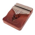 thumbnail image 1 of 21 Keys Kalimba Thumb Piano, Portable Musical Single Board Thumb Piano Instruments with Finger Protectors Suitable for Professional Music Lovers, 1 of 7