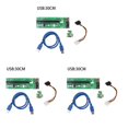 thumbnail image 4 of Ruiboury VER003 PCI-E Riser Card 30CM 60CM USB 3.0 Cable PCI 1X to 16X Extender PCI-E Adapter for GPU Miner Mining Green 30CM 3Set, 4 of 6