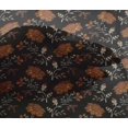 thumbnail image 4 of oneOone Viscose Chiffon Fabric Leaves & Floral Block Decor Fabric Printed BTY 42 Inch Wide, 4 of 4