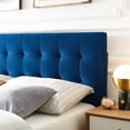 thumbnail image 4 of Modway Lily Queen Biscuit Tufted Performance Velvet Headboard, Navy, 4 of 4