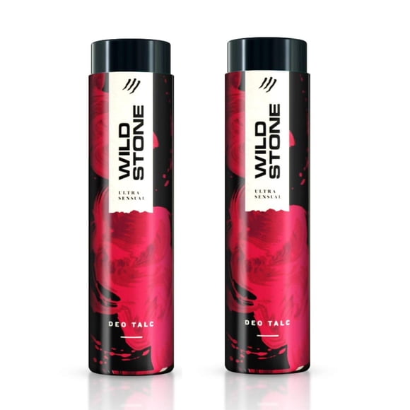 Wild Stone Ultra Sensual Talcum Powde, 100g Each (Pack of 2)