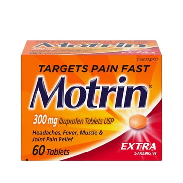 Motrin Extra fort, 300 mg, 60 comprimés