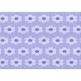 thumbnail image 1 of Ahgly Company Tapis d'Intérieur Lavables en Machine Rectangle Transitionnel Violet Mimosa Violet, 2' x 5', 1 of 7