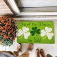 thumbnail image 1 of Welcome Mats for Front Door,St. Patricks Day Door Mat - Front Door Mat - Bath Rug Super Absorbent Dry - Rubber Backing Non Slip Washable Bathroom Floor Mats -Green 16X24 In, 1 of 8