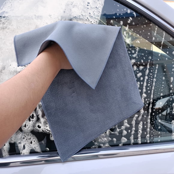 TIMIFIS Cleaning Suede Double-Side Design Suede + Fine Fiber Cloth Cleaning Towel Car Accessories Auto Super Absorbent Wash Drying Polishing Cloth Other Exterior Accessories