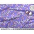 thumbnail image 3 of Soimoi Rayon Fabric Leaves & Buttercup Floral Print Sewing Fabric Yard 56 Inch Wide, 3 of 3