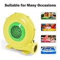 thumbnail image 4 of Costway Air Blower Pump Fan 480 Watt 0.6HP For Inflatable Bounce House Bouncy Castle, 4 of 9