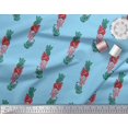 thumbnail image 2 of Soimoi Rayon Fabric Leaves & Floral Block Print Sewing Fabric Yard 56 Inch Wide, 2 of 3