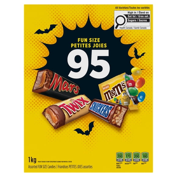 Mars Friandises au Chocolat d'Halloween, Format Petites Joies Assorties, 1kg