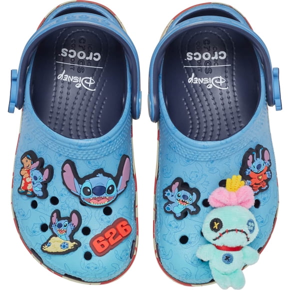 Crocs Tout-Petit Disney Lilo et Stitch Sabot Classique, Multicolore, C7
