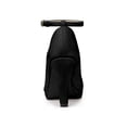 thumbnail image 3 of BLISSFUL STEP Chaussures pour Femmes Bout Rond Talon Aiguille Bride à la Cheville Escarpins Noir 7, 3 of 8