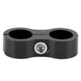 thumbnail image 1 of 8AN Hose Separator, Pratical Aluminum Alloy Reusable Hose Clamp Divider, Easy To Install Economical 8AN Brake Line For Water Pipe Black, 1 of 8