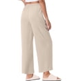 thumbnail image 4 of Liquidation d'Été! Pantalons Grande Taille pour Femmes, Pantalons d'Été pour Femmes, Mode d'Été pour Femmes, Pantalons Longs à Jambes Larges Décontractés à Taille Élastique, 4 of 5