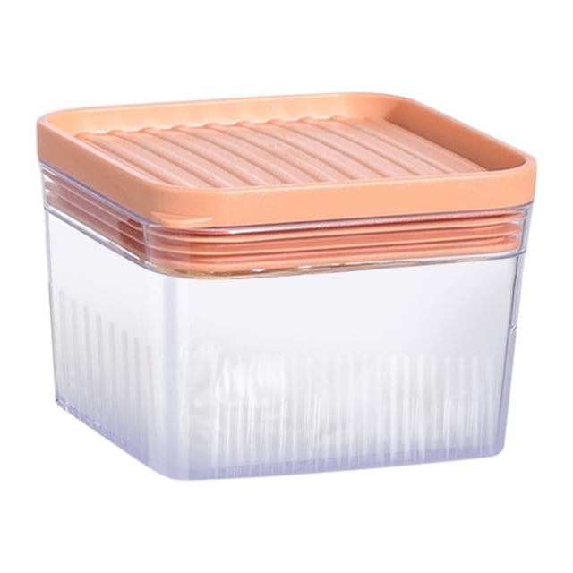 Bigersell Food Storage Containers with Lids Airtight Stackable Clear Plastic Food Containers Rectangular for Cereal, Rice, Flour and Sugar Kitchen Pantry Organization Food Storage Canisters D