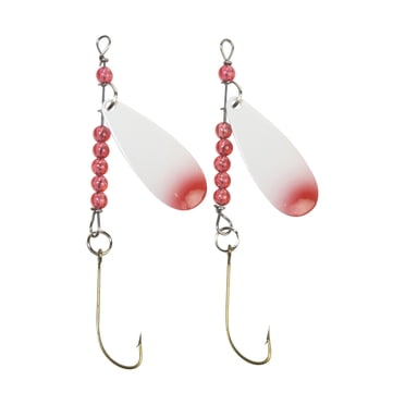 Lucky Strike Baitworks Victor Spoon + 2-pack + 1.5" Red/White Fishing Spoon