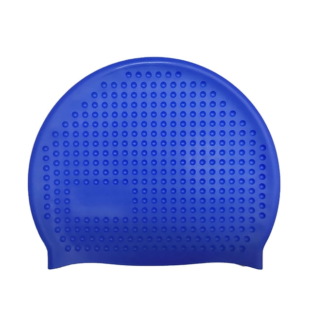 Agiferg Bonnet de Bain pour Adulte Bonnet de Bain Confortable Bonnet Élastique Bonnet en Silicone Imperméable