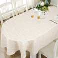 thumbnail image 1 of Oval Tablecloth 60x84in for Oval Table Waterproof Table Cloths for Dining Room Indoor Outdoor Table Cloth, 1 of 5