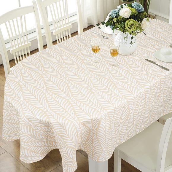 Oval Tablecloth 60x84in for Oval Table Waterproof Table Cloths for Dining Room Indoor Outdoor Table Cloth