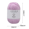 thumbnail image 3 of Birdeem 4 Strands of Combed Milk Cotton Thread Diy Doll Cotton Crochet Thread Wool Ball, 3 of 5