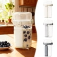 thumbnail image 4 of Glass&Bottle Yogurt Cups With Lids And Spoons for Overnight Oats Containers 28 Oz Reusable Breakfast Cereal Yogurt Cups with Topping Compartment— Kitchen Storage, 4 of 5
