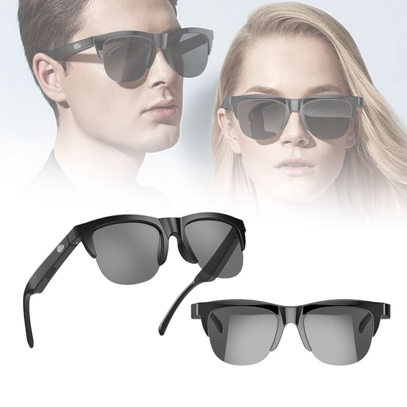Wireless Bluetooth Sunglasses Voice Contro& Microphone & Speakers Outdoor Sunglasses For Men & Women sunglasses womens blue light glasses for woman Black