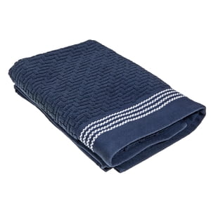 Serviette de bain de luxe (30 X 60) (Bleu) - Ensemble de 2