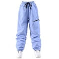 thumbnail image 4 of Tidyack,Insulated Ski Pants, Windproof Snowboard Pants, Waterproof Breathable, Men's Large Size, Dual-Layer Design, For Skiing Snowboarding, High-Performance Outdoors Gear, Durable Nylon Lining,, 4 of 9
