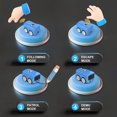 thumbnail image 5 of SSZMDLB Jouet Interactif Mini Autobus Intelligent, Voiture à Induction Télécommandée pour Enfants, Voiture Robot Suivant les Gestes, Véhicule Jouet pour Éviter les Obstacles, Voiture RC Rechargeable par USB, Voiture Jouet de Bureau pour Enfants, 5 of 5