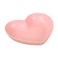 thumbnail image 1 of Heart-Shaped Dinner Plates 1-Pack - Dishwasher Microwave Safe Plastic Plates for Camping Kitchen, Unbreakable Lightweight Tableware, 1 of 8