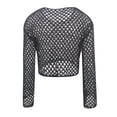 thumbnail image 5 of FhsagQ Cache-Maillot pour Femmes Grande Taille Culottes Nouveaux Chandails pour Dames avec Col Rond Ample et Manches Ajourées Robe de Couvre-Maillot pour Femmes avec Manches Couvre-Maillot pour Femmes Couvre-Maillot avec Armature Noir m, 5 of 5