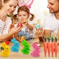 thumbnail image 4 of TIMIFIS Storage Rack, 2.95 Inch Easter Carrot Hanging Ornaments Artificial Easter Foam Glitter Carrots 10Pcs Easter Decorations for Home, 4 of 4