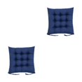 thumbnail image 3 of serony Waterproof Seat Cushion For Outdoor Activities Breathable Polyester Fabric Pearl Filling Polyester Fabric Is dark blue 2Set, 3 of 6
