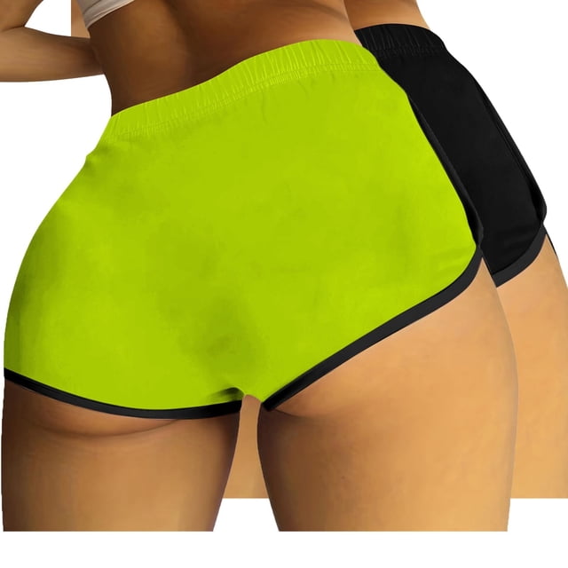 FNFYFH Clearance Ladies Gym Loose Fit Solid Summer Athletic Shorts Comfortable Exercise Shorts,Light Blue