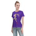thumbnail image 4 of Women's Basic Short Sleeve T-Shirt Sailor Moon Moon Hare, 4 of 6