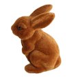 thumbnail image 1 of Qocolhg Desktop Ornaments Grass Rabbit Easter Furry Flocked Bunny Rabbit Miniatures Standing Moss Garden Christmas Birthday Gifts, 1 of 8