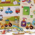 thumbnail image 4 of Early Learning Wooden Puzzle Board Wooden Jigsaw Puzzle Kid Toy Gift, 4 of 5