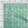 thumbnail image 1 of oneOone Tissu Polyester Lycra Rayé & Paisley Imprimé Ikat au Mètre 56 Pouces de Large, 1 of 4