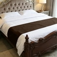 thumbnail image 4 of Dvumao 1pc Solid Bed Runner 70.87x17.72 Inch Stretch Bed Scarf Protector, 4 of 6