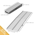 thumbnail image 3 of HOMCOM Wheelchair Ramp for Home, Threshold Handicap Ramp 10', 3 of 10