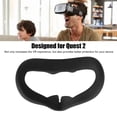 thumbnail image 2 of <p>VR Cover Pad Replacement, Perfect Fit Soft VR Silicone Eye Cover Easy To Install And Remove  For VR Accessories</p>, 2 of 7