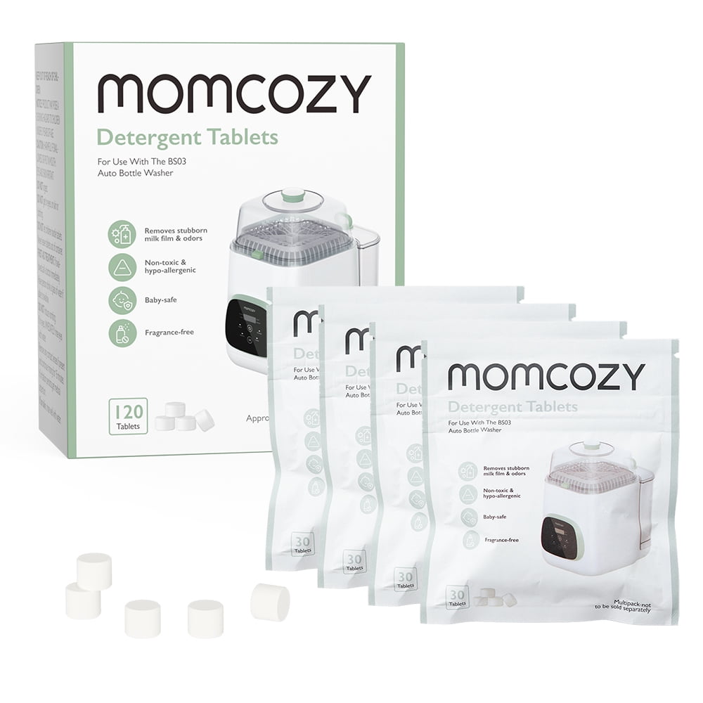 Momcozy  Dishwasher Detergent Tablets for Baby Bottles, 120 Tablets