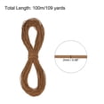 thumbnail image 2 of Uxcell Elastic Cord Heavy Stretch String Rope for Crafting DIY Sewing Hook Straps Camping Tie Down Strap Coffee 2mm x 100m, 2 of 5