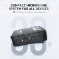 thumbnail image 2 of SYNCO G2MAX 1-Trigger-1 2.4G Wireless Microphone System Clip-on Microphone 200M, 2 of 8