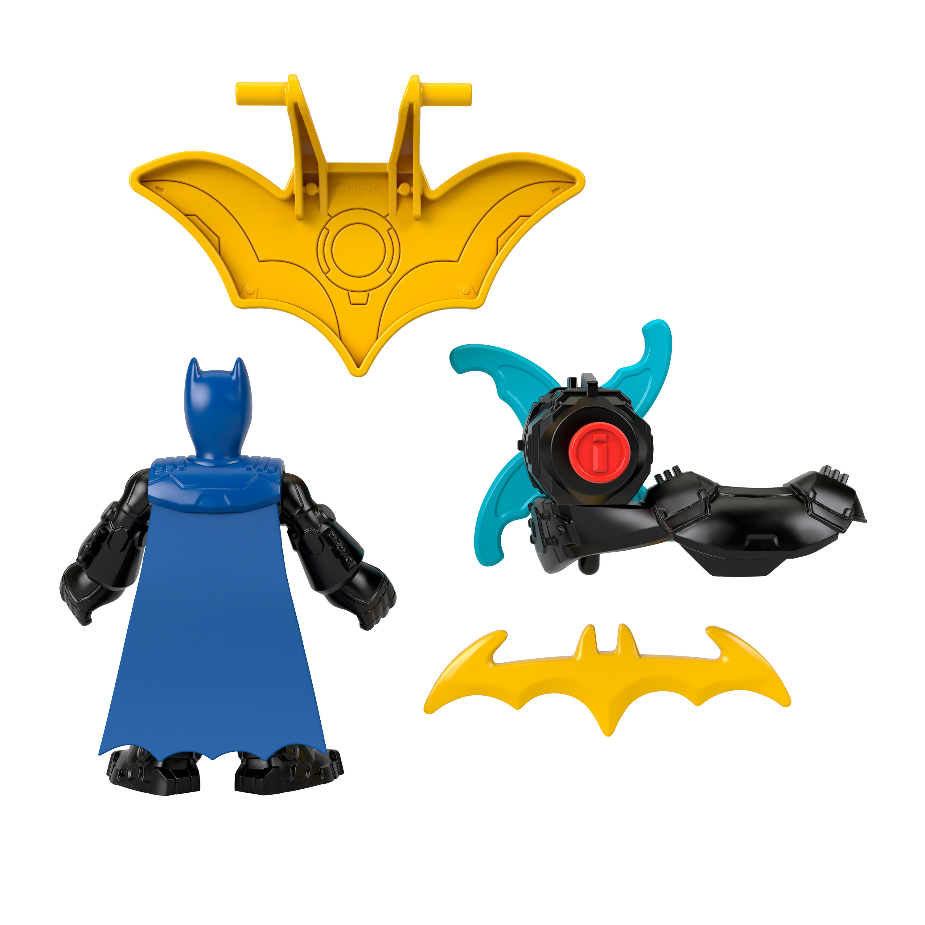 Fisher-Price Imaginext DC Super Friends Metal Force Batman Action Figure & Accessories Set, 3-inch