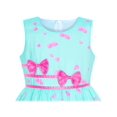 thumbnail image 4 of Girls Dress Green Unicorn Flower Summer Sundress 6 Years, 4 of 8