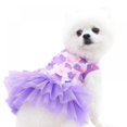 thumbnail image 1 of Chien Robe pour Chien Chiot Doux Robes d'Été pour Animaux de Compagnie Floral Robe de Princesse pour Chiens et Chats, 1 of 8